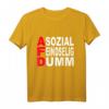 Anti-AfD T-Shirt gegen Rassismus und rechte Gewalt - Protestkleidung für Demokratie und Meinungsfreiheit