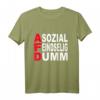 Anti-AfD T-Shirt gegen Rassismus und rechte Gewalt - Protestkleidung für Demokratie und Meinungsfreiheit