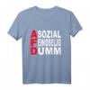 Anti-AfD T-Shirt gegen Rassismus und rechte Gewalt - Protestkleidung für Demokratie und Meinungsfreiheit