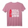Anti-AfD T-Shirt gegen Rassismus und rechte Gewalt - Protestkleidung für Demokratie und Meinungsfreiheit