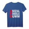 Anti-AfD T-Shirt gegen Rassismus und rechte Gewalt - Protestkleidung für Demokratie und Meinungsfreiheit