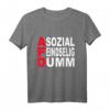 Anti-AfD T-Shirt gegen Rassismus und rechte Gewalt - Protestkleidung für Demokratie und Meinungsfreiheit