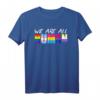 Wir sind alle Menschen LGBT T-Shirt – Unterstütze Gleichheit & Vielfalt, Perfektes Geschenk für Pride & LGBT Support