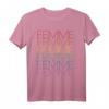 Femme Butch Lesben Gay Pride T-Shirt - LGBTQ+ Paar Design für Pride Parade & Festival, Unterstützung für Gleichheit