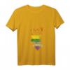 Damen Vintage Regenbogen Hirsch 'Ich Bin Queer Pride Lesben' T-Shirt mit V-Ausschnitt – Unterstützung, Liebe & Gleichheit