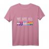 Geschenk für LGBT Anhänger Schwule Lesben Bisexuelle LGBTQ T-Shirt mit Regenbogen Symbol – Unterstützung und Stolz zeigen