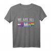 Geschenk für LGBT Anhänger Schwule Lesben Bisexuelle LGBTQ T-Shirt mit Regenbogen Symbol – Unterstützung und Stolz zeigen