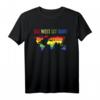 Buntes LGBTQ+ Pride T-Shirt für Vielfalt, Gleichheit & Stolz - Regenbogen Motiv für Lesben, Gays, Trans & Allies