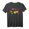 Buntes LGBTQ+ Pride T-Shirt für Vielfalt, Gleichheit & Stolz - Regenbogen Motiv für Lesben, Gays, Trans & Allies