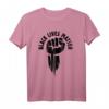 Black Lives Matter Anti-Rassismus & Menschenrechte T-Shirt mit erhobener Faust – Für Protest, Gleichheit & Gerechtigkeit