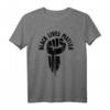 Black Lives Matter Anti-Rassismus & Menschenrechte T-Shirt mit erhobener Faust – Für Protest, Gleichheit & Gerechtigkeit