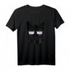Ungeschlechtliche Pride Katze T-Shirt mit Sonnenbrille – Unterstütze Vielfalt und Gleichheit bei Gay Parade & Pride Events