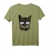 Ungeschlechtliche Pride Katze T-Shirt mit Sonnenbrille – Unterstütze Vielfalt und Gleichheit bei Gay Parade & Pride Events