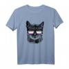 Ungeschlechtliche Pride Katze T-Shirt mit Sonnenbrille – Unterstütze Vielfalt und Gleichheit bei Gay Parade & Pride Events