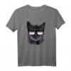 Ungeschlechtliche Pride Katze T-Shirt mit Sonnenbrille – Unterstütze Vielfalt und Gleichheit bei Gay Parade & Pride Events