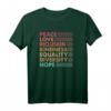 Frieden Liebe Einschluss Freundlichkeit Gleichheit Diversity Hope T-Shirt – Inspirierendes Geschenk für Familie und Freunde zu Feiertagen
