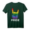Rainbow Rock Handzeichen Pride Punk Gay Flag LGBTQ T-Shirt für Männer und Frauen – Unterstützung & Stolz bei Pride, Coming Out & Gleichheit