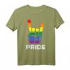 Rainbow Rock Handzeichen Pride Punk Gay Flag LGBTQ T-Shirt für Männer und Frauen – Unterstützung & Stolz bei Pride, Coming Out & Gleichheit