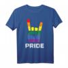 Rainbow Rock Handzeichen Pride Punk Gay Flag LGBTQ T-Shirt für Männer und Frauen – Unterstützung & Stolz bei Pride, Coming Out & Gleichheit