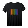 Gay Pride Shirt | LGBTQ Rainbow Flag T-Shirt mit Retro-Strichcode – Unterstützen Sie Gleichberechtigung & feiern Sie die Vielfalt