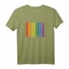 Gay Pride Shirt | LGBTQ Rainbow Flag T-Shirt mit Retro-Strichcode – Unterstützen Sie Gleichberechtigung & feiern Sie die Vielfalt