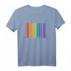 Gay Pride Shirt | LGBTQ Rainbow Flag T-Shirt mit Retro-Strichcode – Unterstützen Sie Gleichberechtigung & feiern Sie die Vielfalt