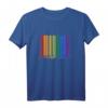 Gay Pride Shirt | LGBTQ Rainbow Flag T-Shirt mit Retro-Strichcode – Unterstützen Sie Gleichberechtigung & feiern Sie die Vielfalt