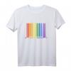 Gay Pride Shirt | LGBTQ Rainbow Flag T-Shirt mit Retro-Strichcode – Unterstützen Sie Gleichberechtigung & feiern Sie die Vielfalt