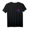 Bisexuelles Pride Outfit mit Peace Schild - Farbenfrohes LGBTQ T-Shirt für Stolz, Unterstützung & Gleichheit bei Pride-Events