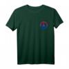 Bisexuelles Pride Outfit mit Peace Schild - Farbenfrohes LGBTQ T-Shirt für Stolz, Unterstützung & Gleichheit bei Pride-Events