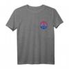 Bisexuelles Pride Outfit mit Peace Schild - Farbenfrohes LGBTQ T-Shirt für Stolz, Unterstützung & Gleichheit bei Pride-Events