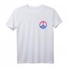 Bisexuelles Pride Outfit mit Peace Schild - Farbenfrohes LGBTQ T-Shirt für Stolz, Unterstützung & Gleichheit bei Pride-Events
