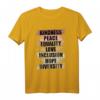 Güte Frieden Liebe Hoffnung Gleichheit Inklusion Kinder T-Shirt – Inspirierende Botschaft für Schule, Kindergarten & Geschenk für Lehrer