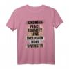Güte Frieden Liebe Hoffnung Gleichheit Inklusion Kinder T-Shirt – Inspirierende Botschaft für Schule, Kindergarten & Geschenk für Lehrer