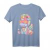 Pastel Goth Voodoo Doll T-Shirt mit Creepy Cute Anime Unicorn Design - Kawaii Otaku & Gothic Mode