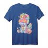 Pastel Goth Voodoo Doll T-Shirt mit Creepy Cute Anime Unicorn Design - Kawaii Otaku & Gothic Mode