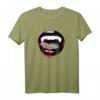 Sexy Vampire Lips Blood and Fangs Gothic Halloween T-Shirt – Perfekt für Horror, Halloween-Partys & Vampir-Fans