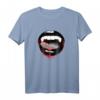 Sexy Vampire Lips Blood and Fangs Gothic Halloween T-Shirt – Perfekt für Horror, Halloween-Partys & Vampir-Fans