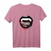Sexy Vampire Lips Blood and Fangs Gothic Halloween T-Shirt – Perfekt für Horror, Halloween-Partys & Vampir-Fans