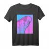 Vaporwave Wellensittich T-Shirt in Pastell – Ästhetisches Goth Graphic Shirt im 80er Seapunk Stil als Geschenkidee