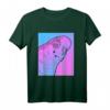 Vaporwave Wellensittich T-Shirt in Pastell – Ästhetisches Goth Graphic Shirt im 80er Seapunk Stil als Geschenkidee