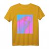 Vaporwave Wellensittich T-Shirt in Pastell – Ästhetisches Goth Graphic Shirt im 80er Seapunk Stil als Geschenkidee