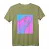 Vaporwave Wellensittich T-Shirt in Pastell – Ästhetisches Goth Graphic Shirt im 80er Seapunk Stil als Geschenkidee