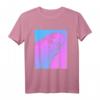 Vaporwave Wellensittich T-Shirt in Pastell – Ästhetisches Goth Graphic Shirt im 80er Seapunk Stil als Geschenkidee