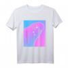 Vaporwave Wellensittich T-Shirt in Pastell – Ästhetisches Goth Graphic Shirt im 80er Seapunk Stil als Geschenkidee