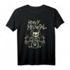 Heavy Metal Katze Schlagzeug Drummer Headbanger T-Shirt - Lustiges Geschenk für Bandkollegen, Fans & Groupies