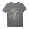 Heavy Metal Katze Schlagzeug Drummer Headbanger T-Shirt - Lustiges Geschenk für Bandkollegen, Fans & Groupies