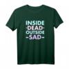 Inside Dead Outside Sad - Yami Kawaii Pastel Goth T-Shirt für Aesthetic & Harajuku Fans, Perfektes Geschenk für Anime & Goth Liebhaber