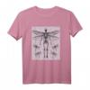 Skelett Fee Libelle Grunge Fairycore Ästhetik Gothic T-Shirt für Damen und Herren – Dunkle Mode mit Skelett und Libellen-Motiv