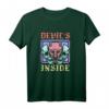 Devil's Inside Pastel Goth Gothic T-Shirt for Girls & Women - Creepy Soft Grunge Streetwear for Satan Lovers & Alternative Fashion